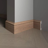 Плинтус Decor Dizayn 005-90SH 79*13*2400 мм