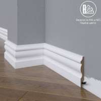 Плинтус Madest Decor МДФ 14 2400x12x100 мм
