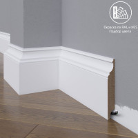 Плинтус Madest Decor МДФ 27 2400x18x83 мм
