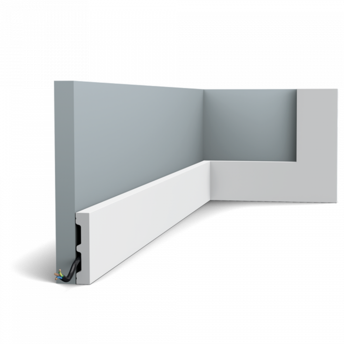 Плинтус Orac Décor SX157 SQUARE д 200 x в 6,6 x ш 1,3 см