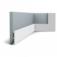 Плинтус Orac Décor SX163 SQUARE д 200 x в 10,1 x ш 1,3 см