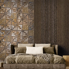 Фреска RFresco wood 001 gold