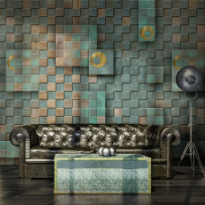 Фреска RFresco wood 007 gold