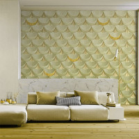 Фреска RFresco wood 008 gold